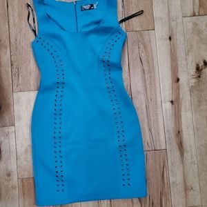 Guess dark turquoise dress great quality WOMENS SZ 4 NWT